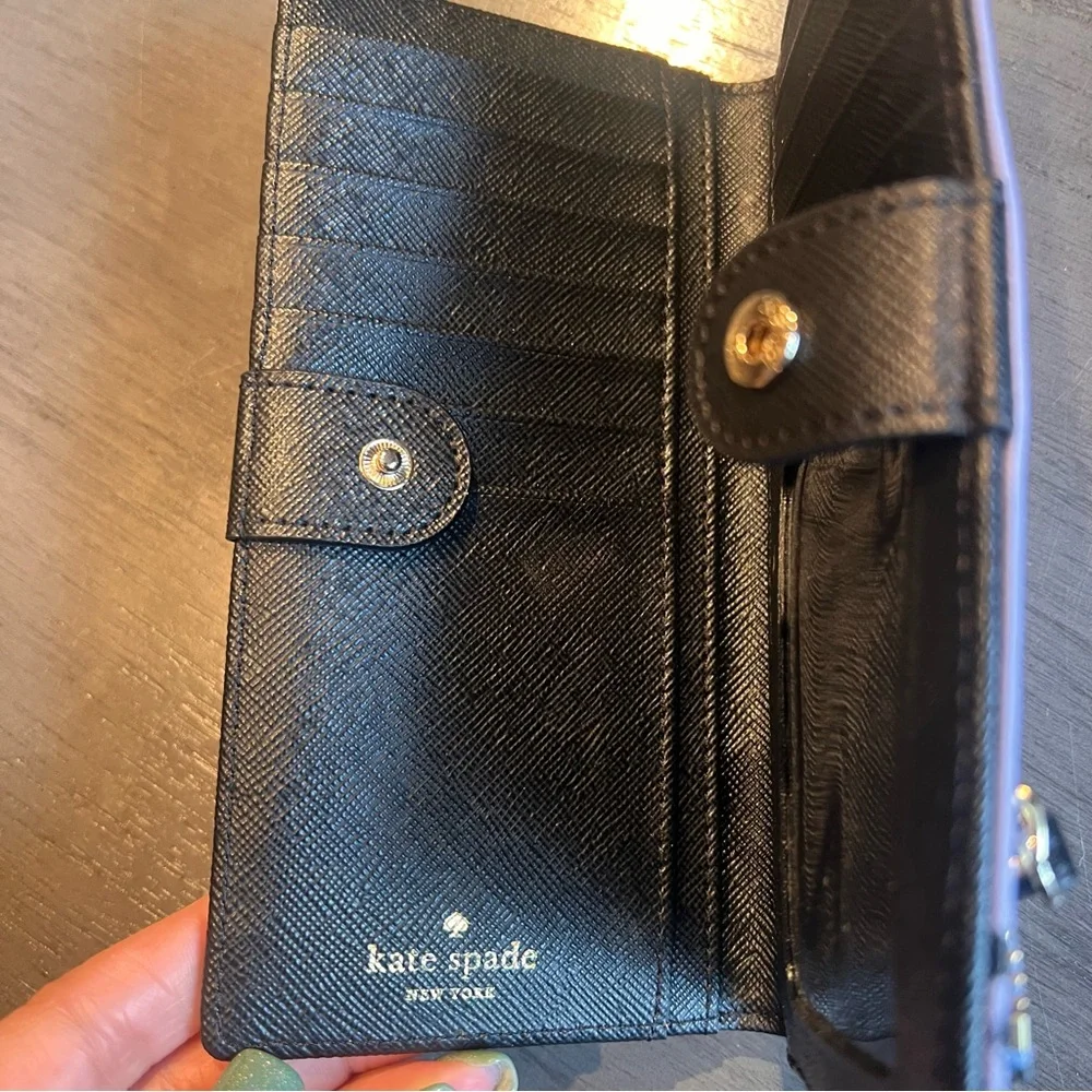 Lavender Paw Print Kate Spade New York Wallet | Dog Lover | New Without Tags - Picture 6 of 6